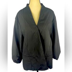 Torrid Women’s Black Long Sleeve Deluxe Stretch open Blazer Size: 4X